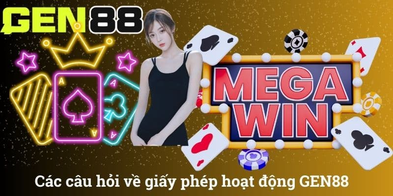 Các câu hỏi về giấy phép hoạt động GEN88